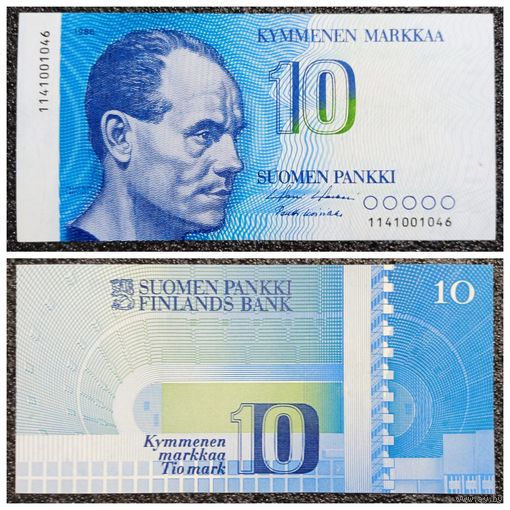 10 марок Финляндия 1986 г. (1141001046)