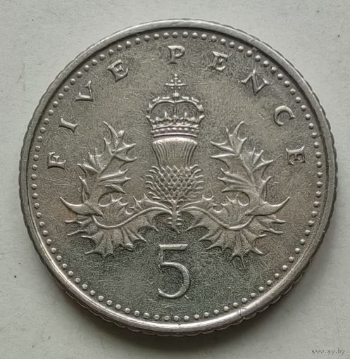 5 пенсов 2005 года