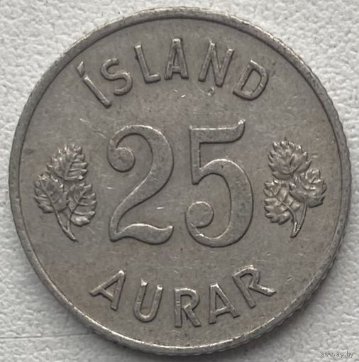 Исландия 25 эйре 1951 г.