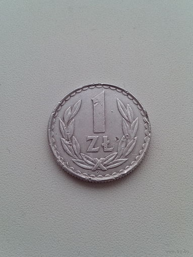 1 злотый 1982 год. Польша.