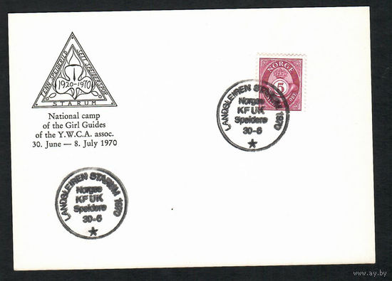 Норвегия. 1970. 50 лет скаутскому движению (4)