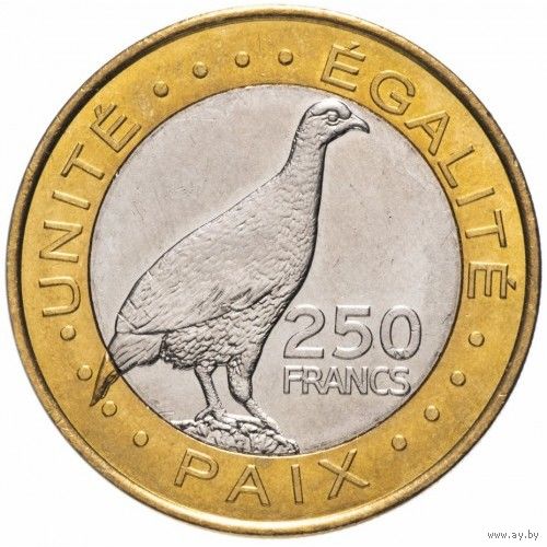 Джибути 250 франков, 2012 UNC