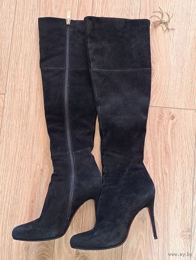 Сапоги-батфорты RIBBICA на шпильке, р.36, б.у