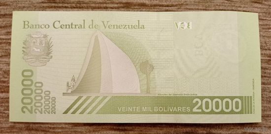 Werty71 Венесуэла 20000 Боливаров 2019 UNC банкнота