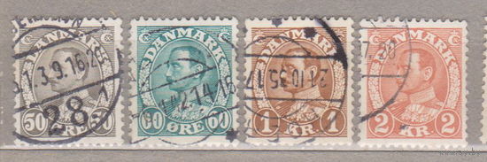 Гравюра короля Кристиана X Известные люди Личности 1934 год Дания лот 7