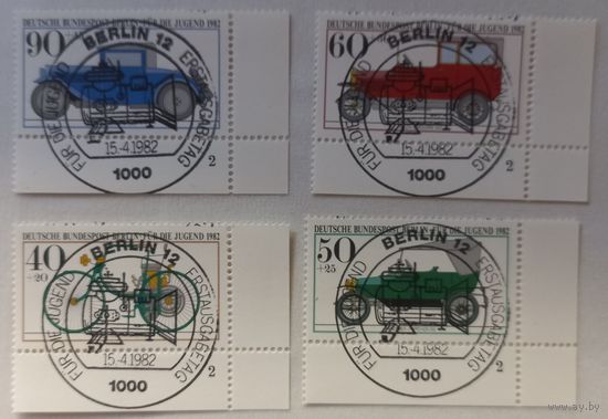 Западный Берлин. 1982г. История легкового автомобиля.