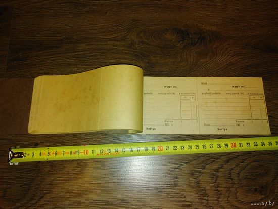 Расчётная книжка польская Солтес 1920-1930 гг