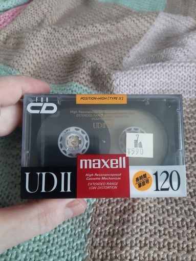 Кассета maxell UD II  120. 1988 год